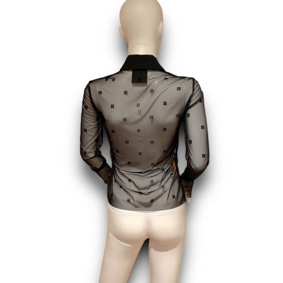 Givenchy Transparent 4G Shirt Blouse - Picture 8 of 16